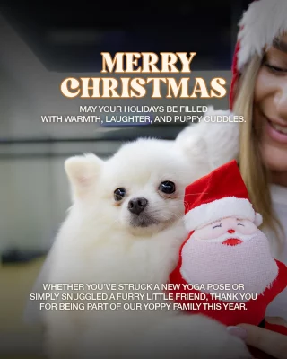 Wishing you a Merry Christmas full of puppy cuddles, mindful moments, and wagging tails! 🐶✨